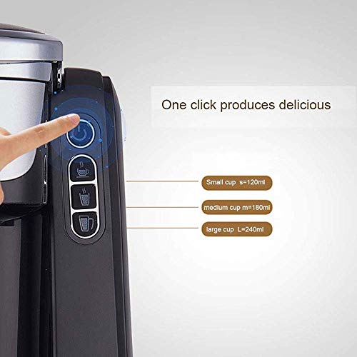 Máquina de café, 1.3L completamente automático por goteo Americano Cápsula Cafetera, Máquina Eléctrica de café del té de múltiples funciones de la máquina de café, for la seguridad del hotel, 1420W pl