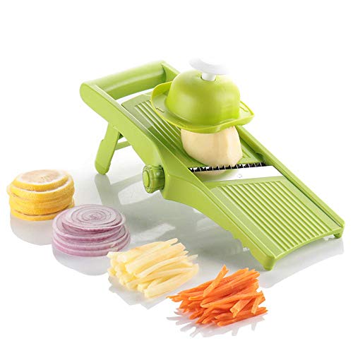 Máquina de patatas de mandolina vegetal-cortador de freír para cebolla anillos chips y papas fritas comida Chopper cebolla Chopper-cocina vegetal dicer-fruta y cortador de queso