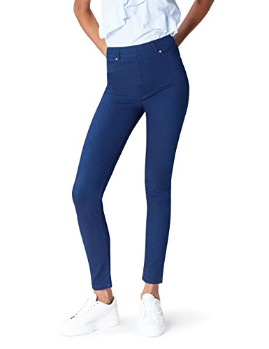 Marca Amazon - find. Jeggings para Mujer, Azul (Mid Wash), 28W / 32L, Label: 28W / 32L