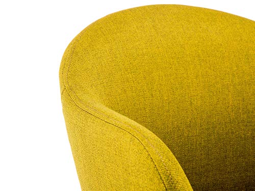 Marca Amazon - Movian Elbe - Silla de comedor, amarillo mostaza