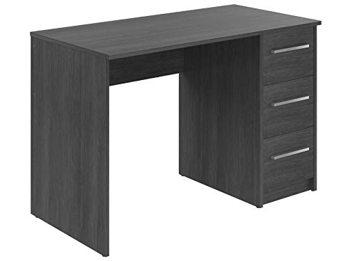 Marca Amazon - Movian Idro Modern - Escritorio con 3 cajones, 56 x 110 x 73,5 cm (gris)