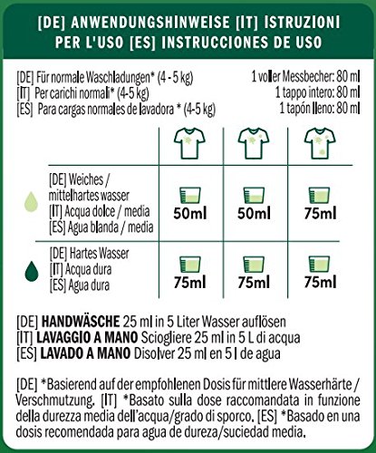 Marca Amazon - Presto! Detergente universal líquido, 176 lavados (1 paquete con 4 unidades, 44 cada uno)