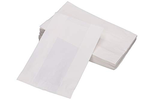 Marca Amazon - Solimo Bolsas para Desayuno - 60 bolsas de papel (19 cm x 20 cm)