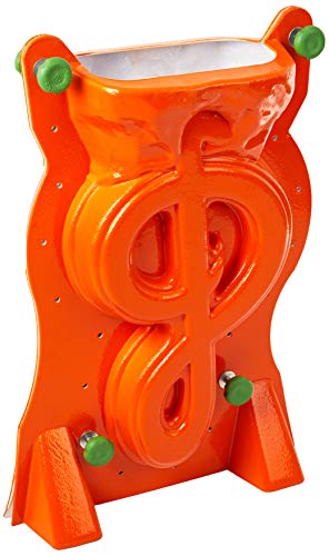 Martellato Reutilizable Agudos Clef de Escultura de Hielo Molde, Naranja/Blanco