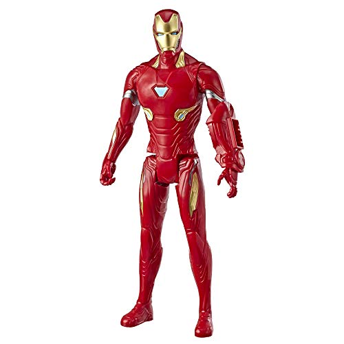 Marvel Avengers: Endgame – Iron Man Titan Hero Compatible con Power FX (Action Figure 30 cm, Power FX no Incluido)