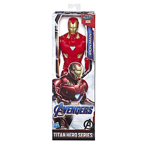 Marvel Avengers: Endgame – Iron Man Titan Hero Compatible con Power FX (Action Figure 30 cm, Power FX no Incluido)