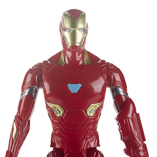 Marvel Avengers: Endgame – Iron Man Titan Hero Compatible con Power FX (Action Figure 30 cm, Power FX no Incluido)