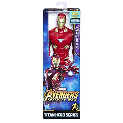 Marvel- Figura Titan Hero Series Infinity War, Iron Man (Hasbro E1410EU4)