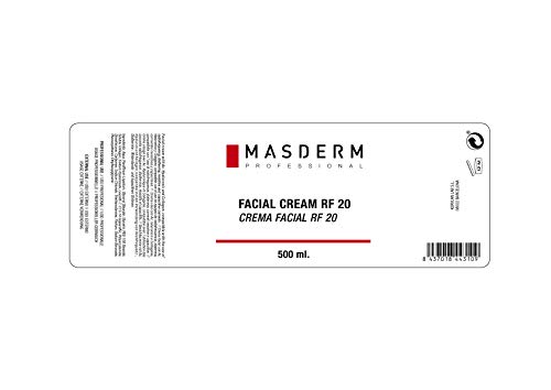 MASDERM | Crema Facial Radiofrecuencia Hidratante | Antiarrugas | Ácido Hialurónico | Colágeno | Profesional | Mujer | 500gr