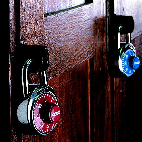 Master Lock 1503EURD Candado de Combinación de Acero Inoxidable, Multicolor