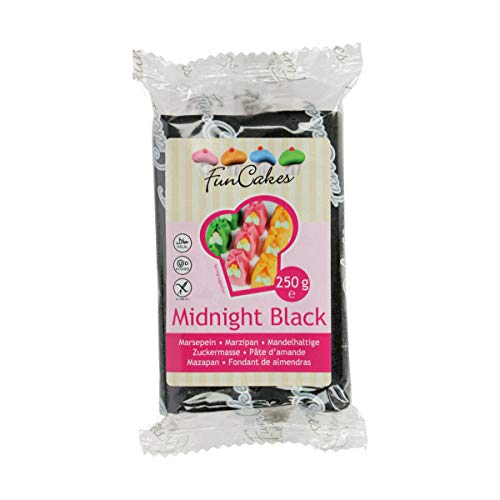 Mazapan 250 grs. negro medianoche FUNCAKES