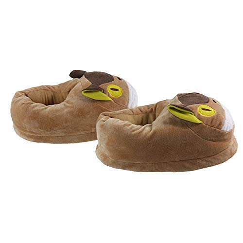 meilishop Juguetes De Peluche Dibujos Animados Mi Vecino Totoro Cat Bus Zapatillas De Felpa Zapatillas Suaves Zapatillas De Invierno De Interior para Adultos Venta Al por Menor 1 Par