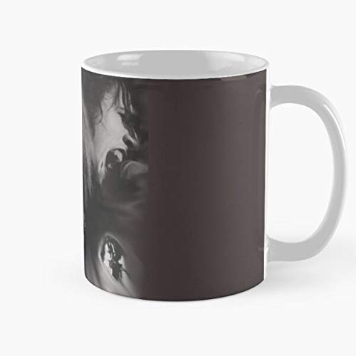 MELIBALI Rozz Cross Shadow Romeo Williams Project Christian Album Distress Ejaculation Premature Death Best Mug Tiene 11oz de Mano Hechas de cerámica de mármol Blanco