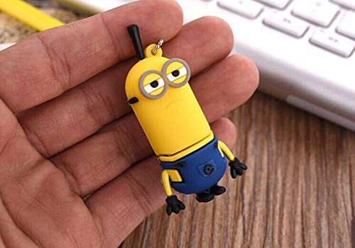 Memorias USB Flash Drive Pen Memory Sticks USB 2.0 Caricatura Minions Venta al por Mayor Disco U Creativo Llavero transmisión de Datos portátil de Alta Velocidad (32GB,D 8pcs)