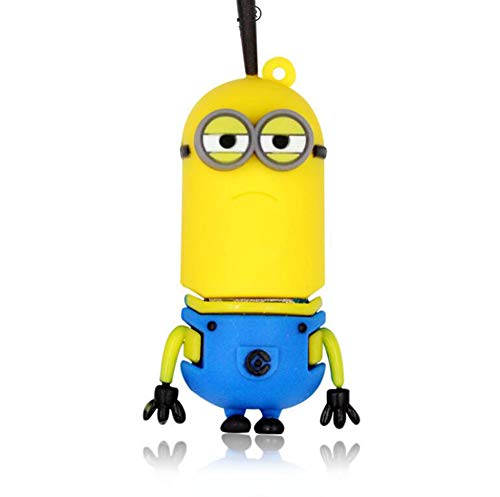 Memorias USB Flash Drive Pen Memory Sticks USB 2.0 Caricatura Minions Venta al por Mayor Disco U Creativo Llavero transmisión de Datos portátil de Alta Velocidad (32GB,D 8pcs)