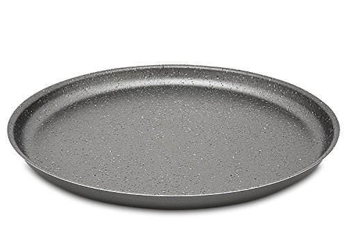 Menax Focus - Molde de Horno para Pizza - Aluminio - 5 Capas de Recubrimiento Antiadherente - Set de 2 - Made in Italy