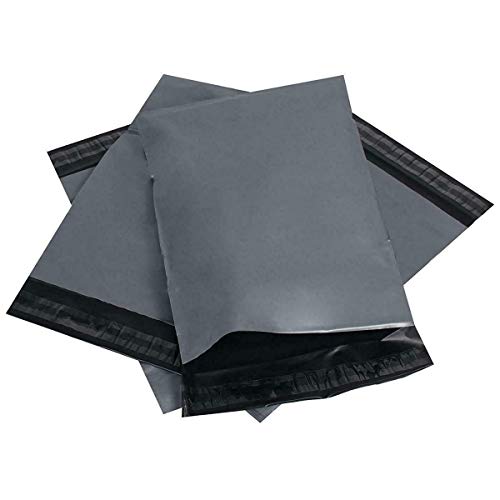 Mengger Bolsas de plástico para envíos postales Polietileno grandes Autoadhesivas Embalaje Sobres de Envío Correo postal postales 100pcs 17 * 30cm 25 * 35cm