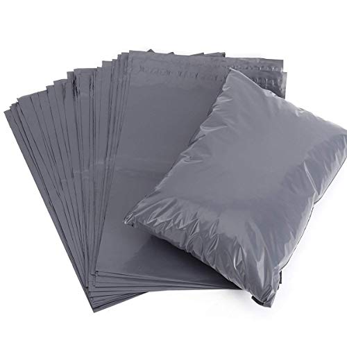 Mengger Bolsas de plástico para envíos postales Polietileno grandes Autoadhesivas Embalaje Sobres de Envío Correo postal postales 100pcs 17 * 30cm 25 * 35cm