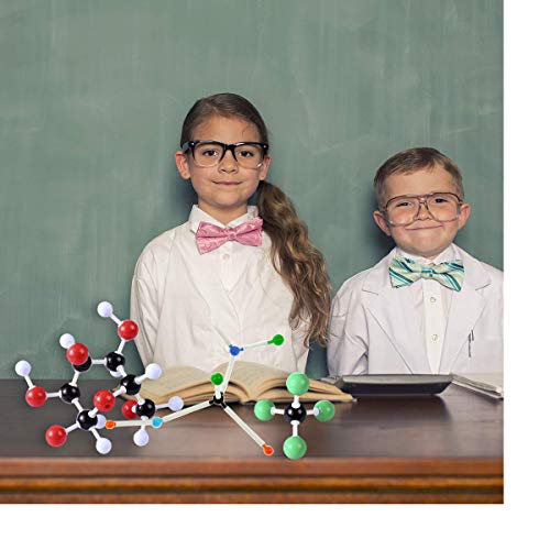 Mengger Modelos Moleculares Kit 96pcs Química Orgánica e Inorgánica Química Científica atomía Atomizador enseñanza Set de Aprendizaje Molecular Modelo Molecular