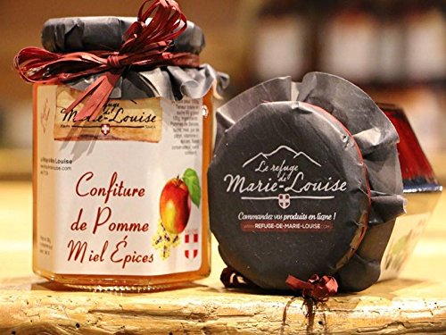 Mermelada de Pan de Jengibre y Miel de Manzana - Mermelada de los Alpes Franceses - 330gr