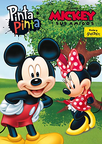 Mickey y sus amigos. Pinta Pinta: Libro para colorear