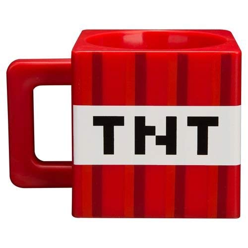 Minecraft taza Block, 290 milliliters, plástico, Multicolor