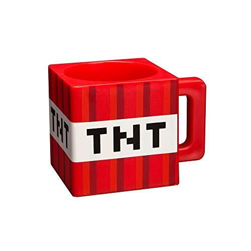 Minecraft taza Block, 290 milliliters, plástico, Multicolor