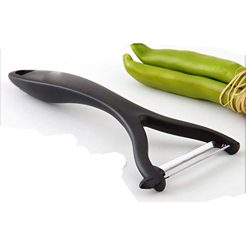 MINGZE Pelador Profesional, pelador de aleación de Zinc Verduras y Frutas, Inoxidable Muy aguda y Duradera, Cortadora Peeler en Forma de Y, Peladora de Patata y verdura de Fruta