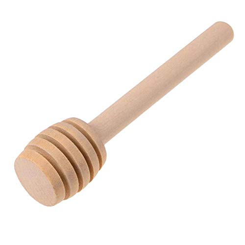 Mini Cuchara De Madera Para Miel De 50 Palos, Barra De Madera De Miel De 8 cm Para Suministros De Tarros De Miel, Mango Largo Ecológico Para Mezclar, Herramientas De Postre