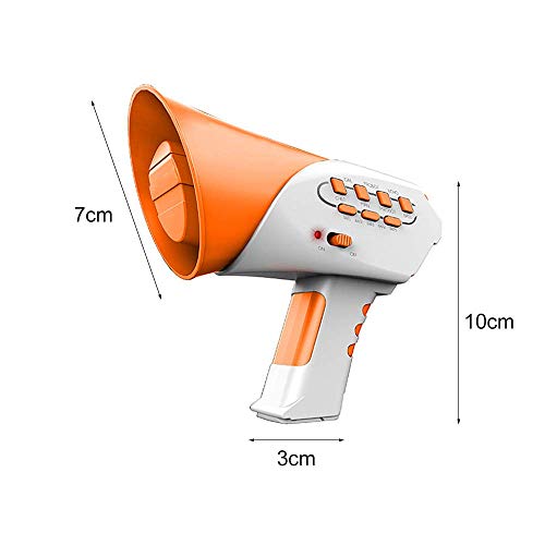 Mini Cuerno Cambiador de la Voz, los niños de múltiples Cambiador de la Voz con 7 Diferentes modificadores de Voz Altavoz portátil for Las Partes YCLIN (Color : Blue)