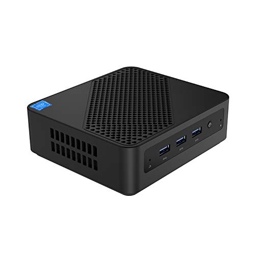 Mini PC 8GB de RAM Actualizable SSD de 256 GB Procesador Intel Core i5-5257U (hasta 3.1Ghz),Ordenadores de Sobremesa Windows 10 Pro 4K HD con Puerto USB-C/HDMI/Mini DP,2X Ethernet Wi-Fi Dual