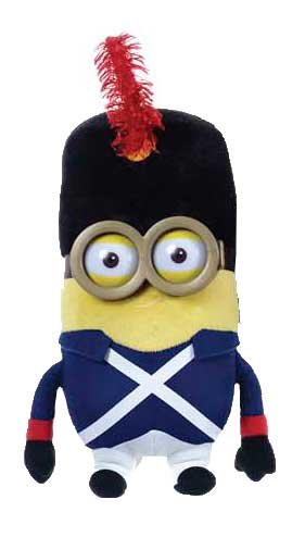 MINION PELUCHE DISFRAZADO DE NAPOLEON OJOS DE PLASTICO CALIDAD SUPER SOFT 30CM - PERSONAJES VESTIDOS PELICULA 2015 "LOS MINIONS" (GRU, MI VILLANO FAVORITO)