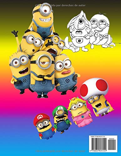 Minions Libro para colorear: Libro de colorear de minions especiales para niños y todas las fans