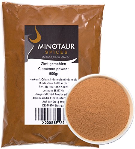 Minotaur Spices | Canela molida, Canela en Polvo Suave |2 X 500g (1 Kg)