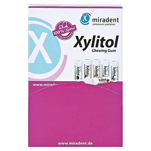 Miradent Caja de chicle de Xylitol 400 piezas