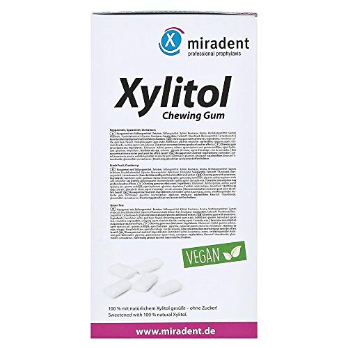 Miradent Caja de chicle de Xylitol 400 piezas