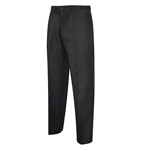 MISEMIYA - PANTALÓN Camarero Caballero Barista COCTELERO Pantalon Chino Ref-804-38, Negro