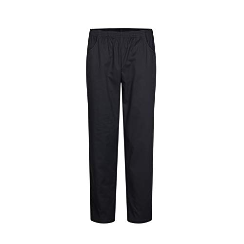 MISEMIYA - PANTALÓN Sanitarios Unisex Cintura ELÁSTICA Uniforme Laboral MÉDICO Enfermera Limpieza Veterinaria SANIDAD HOSTELERÍA- Ref.8312 - M, Negro