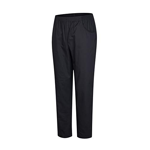 MISEMIYA - PANTALÓN Sanitarios Unisex Cintura ELÁSTICA Uniforme Laboral MÉDICO Enfermera Limpieza Veterinaria SANIDAD HOSTELERÍA- Ref.8312 - M, Negro