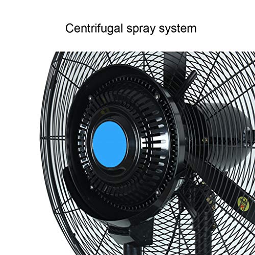 Mist Horn Fan Piso eléctrico con Ventilador de enfriamiento Ventilador con rociador Industrial Agregar Agua Enfriar Altura Ajustable Comercial Fuerte Humidificador de Alta Potencia al Aire Libre 26