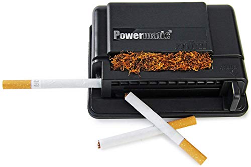 M&M's MM 16940 Powermatic Mini – Máquina para Liar Cigarrillos, de plástico, en Color Negro, 10 x 10 x 5 cm