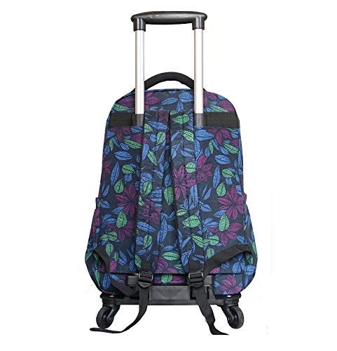 Mochila Con Ruedas Universal Mochila Con Ruedas, Cremallera De Tres Capas Portátil Con Ruedas De Viaje A Prueba Agua Mujeres Hombres, Maleta Equipaje Con Ruedas Bolsa De Negocios Compacta,Green1