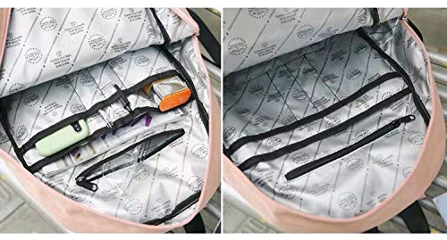 Mochila rosa de la marca Flut para mujeres, nueva tendencia de la moda coreana, bolsa con viento Super Fire