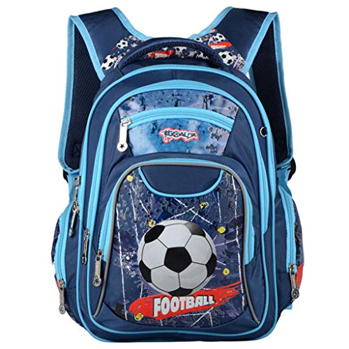 Mochilas Escolares niños,Mochilas Escolares para niños Mochilas para Adolescentes Mochilas Impermeables para niños - 15"Fútbol