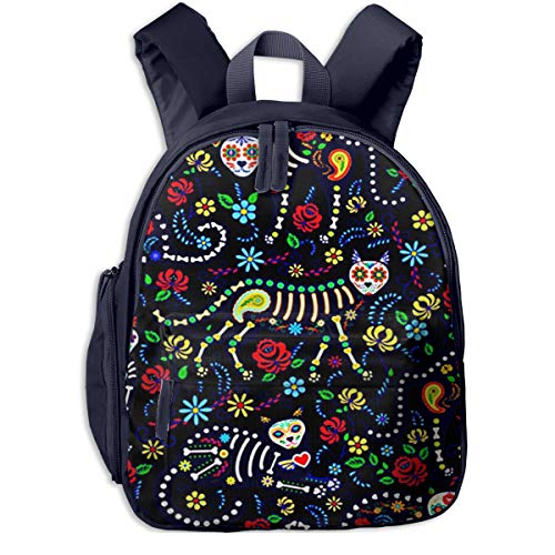 Mochilas Infantiles, Bolsa Mochila Niño Mochila Bebe Guarderia Mochila Escolar con Gatos Azúcar Habilidades para Niños De 3 A 6 Años De Edad