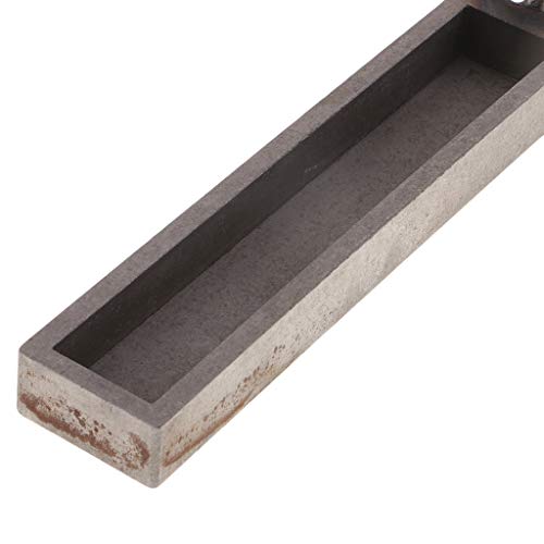 Molde de Hierro para Fundir, Fundir Oro Plata Cobre Metal Precioso 180x32x20mm - 180x32x20mm