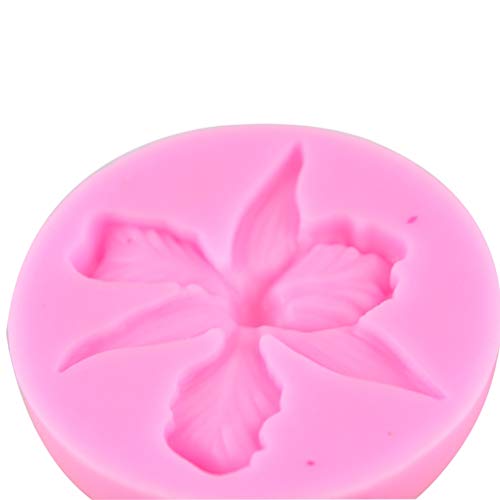 Molde de silicona Yumira para orquídeas, fondant, molde de flores, para hacer manualidades, chocolate, galletas, jabón, decoración de pasteles, resina de fundición, artesanía