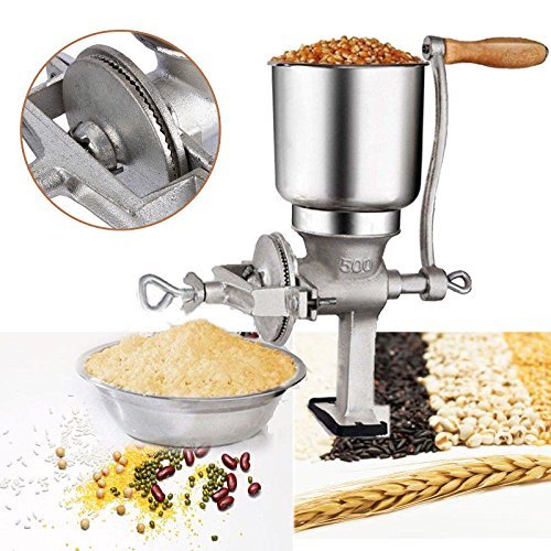 Molinillo de cereales manual, licuadora de mesa, para cereales, granos y semillas.