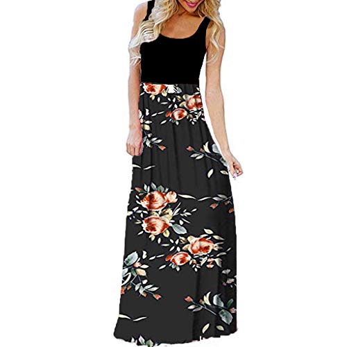 MOMOXI Vestido Holgado de Manga Corta con Cuello en O para Mujer Talla Grande Vestido de Fiesta Cuello para Mujer Vestido Ajustado Vestido de Noche Vestido de cóctel