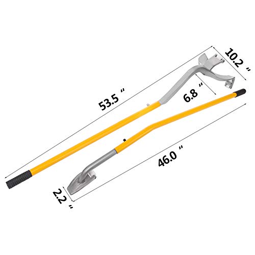 Moracle Desmontadora de Neumáticos Cambiador de Neumáticos Herramienta para Desmontaje Neumáticos de Coche y Camión (Amarillo)